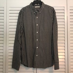 Black & White Button Down Shirt